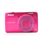 Nikon Coolpix S6300 16mp Digital Camera 10x Zoom Nikkor Glass Lens 90  New