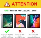 For Ipad Pro 12 9 2nd Gen 2017 Case Slim Shell Cover With Bluetooth Keyboard