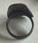 Large Byzantine Empire Anonymous Bronze Follis Coin Ring     