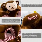 Baby Support Seat Learn To Sit Up Sofa Chair Plush Animal Floor Cushion Lounger