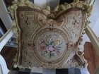 Vintage Aubusson Style Old World Pattern Petit Point Nwot Needlepoint Pillow 20 