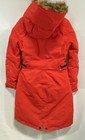 The North Face Womens Tremaya Parka Red Goose Down Hooded Jacket Xs Nwt
