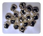 Silver Plated Jingle Bells   20mm 3 4 Inch  Bulk Metal Craft Holiday Christmas
