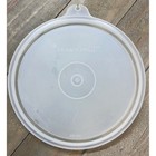 Tupperware 4 5  Round Lid Clear Plastic Seal For Container 215-89 Made In Usa