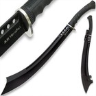 Honshu Black War Sword With Sheath   1065 High Carbon Steel Blade   30    Overall