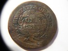 1851 Vg Braided Hair Liberty Head Large Cent   Nice  lower Priced  Vintage Coin