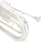 King Kmb611s Marching Baritone Horn - Silver Plated
