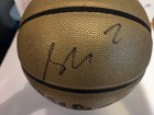 Shai Gilgeous-alexander Signed Gold Basketball Jsa Okc Thunder Mvp Nba      Proof
