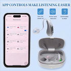 Hearing Aids For Seniors Rechargeable With Noise Cancellation With Bluetooth App