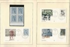Italy Stamp Collection On 22 Scott Pages  Covers   Blocks  1976-1977  Jfz