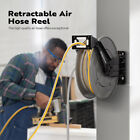 Steel Dual Arm Auto-retractable Air Hose Reel  50 Ft X 3 8 In  Max 300psi