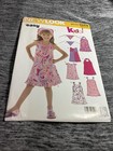 Simplicity New Look Pattern 6478 Girls Dresses Halter Sun Sleeveless 3-8 Uncut