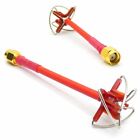 2pcs 5 8ghz Cloverleaf Antenna Fpv Receiver Transmitter 5dbi Rhcp Rp-sma  red 