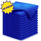 Microfiber Cleaning Towel Cloth No Scratch Polish Dry Detailing Car Wash 12 Pack