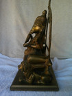 Vintage Hindu God Lord Ganesha Brass Statue Hinduism Elephant