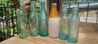 Lot Of 6 Antique Blob Top Beer Bottles Brooklyn   New York  most With Damage 