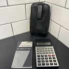 Vintage Rare Casio Scientific Calculator Fx-82l Fraction Electronic Works Case