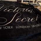Victoria s Secret Black Logo New York London Shanghai Sherpa Blanket 2022