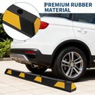 72  2pcs Heavy Duty Rubber Wheel Stopper Parking Curb For Suvs Garage