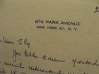 1926 Letter From Park Av  Ny Ny Wishs To Be In Litchfield Ct  For Bd - Page Ely