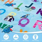 Classroom Rug Elementary Colorful Alphabet Kids Rugs For Playroom Machine Was   