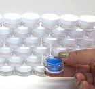 Beauty Containers Empty 3 Gram Plastic Small Cosmetic Jars White Lid  100  5052