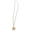 Sterling Silver 925 White Mother Pearl  star  Pendant Necklace 16-18     396