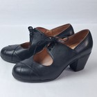Menkes Flamenco Shoes Made In Spain Black Size 6 Leather Dance Spanish