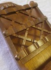 Wooden Mail Organizer Holder Letters Bills Wall Hanging Drawer Vintage  Handmade