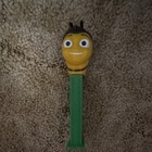 Lot Of 3 Bee insect Pez Dispensers - Green  Orange   Red Stems  Animals Theme
