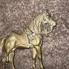 Antique Crowley Manchester Brass Horse Doorstop Chimney Ornament English
