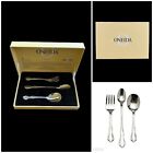 Oneida Baby Chateau Stainless Flatware Silverware 3 Piece Boxed Set 