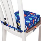 Toddler Booster Seat For Dining Double Straps Washable Portable Thick Chair I   