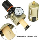 Air Compressor Regulator   Water Separator 1 2  W gauge Filter Kit Combo
