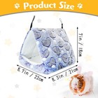 Rat Hammock Bed Soft Guinea Pig Hideout Bed Hanging   Washable Hamster Toy Fe   