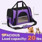 Pet Carrier Bag Soft Sided Puppy Kitten Cat Dog Tote Bag Travel Airline Approved