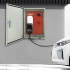 Wall Mount Ev Charger Station Lock Box With 4-digit Combination Lock Garage