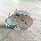 Triplet Jeweler s Loupe Vintage Bausch Lomb Coddington Pocket Eye Magnifier Dual