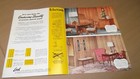 Vintage 1954 Koddiscraft Decorative Paneling Brochure Home Design Interior 50 s