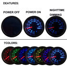 Car Volt Gauge 2  52mm 8v-16v 7 Color Led Volt Meter Universal