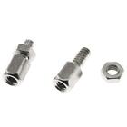 50pcs Brass Hex Standoff Spacer Screws Hex Stud 4 -40 6 6mm With 50 Nuts