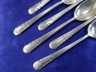 International Orchid Sterling Silver Demitasse Spoon - Very Good Condition M