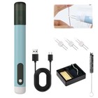     Uqianpls Usb Rechargeable Digital Thread Burner Kit      Electric Thread Blue