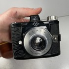 Vintage Clack Agfa Camera Werk Ag Film Camera   Case Made In Germany Untested