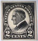 Travelstamps 1923 Us Stamps Scott  611 2c Imperf 1923 Mint Og Mnh Harding