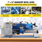 7 x12  Mini Metal Lathe Metalworking Woodworking  Safe Professional On Sale