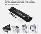 Studio Photography 2 Softbox Continuous Photo Lighting Kit W  Carrying Bag