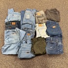 Vintage 70s 80s Adult Wrangler  Lee  Levis Orange Tab Wholesale Bulk Lot 12 Pcs