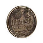Decision Making Coin-yes no Coin-good Luck Commermorative Antique Gold
