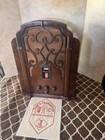 Rare 1933 Zenith 715 Tombstone Tube Radio Restored With Bluetooth   Aux Input